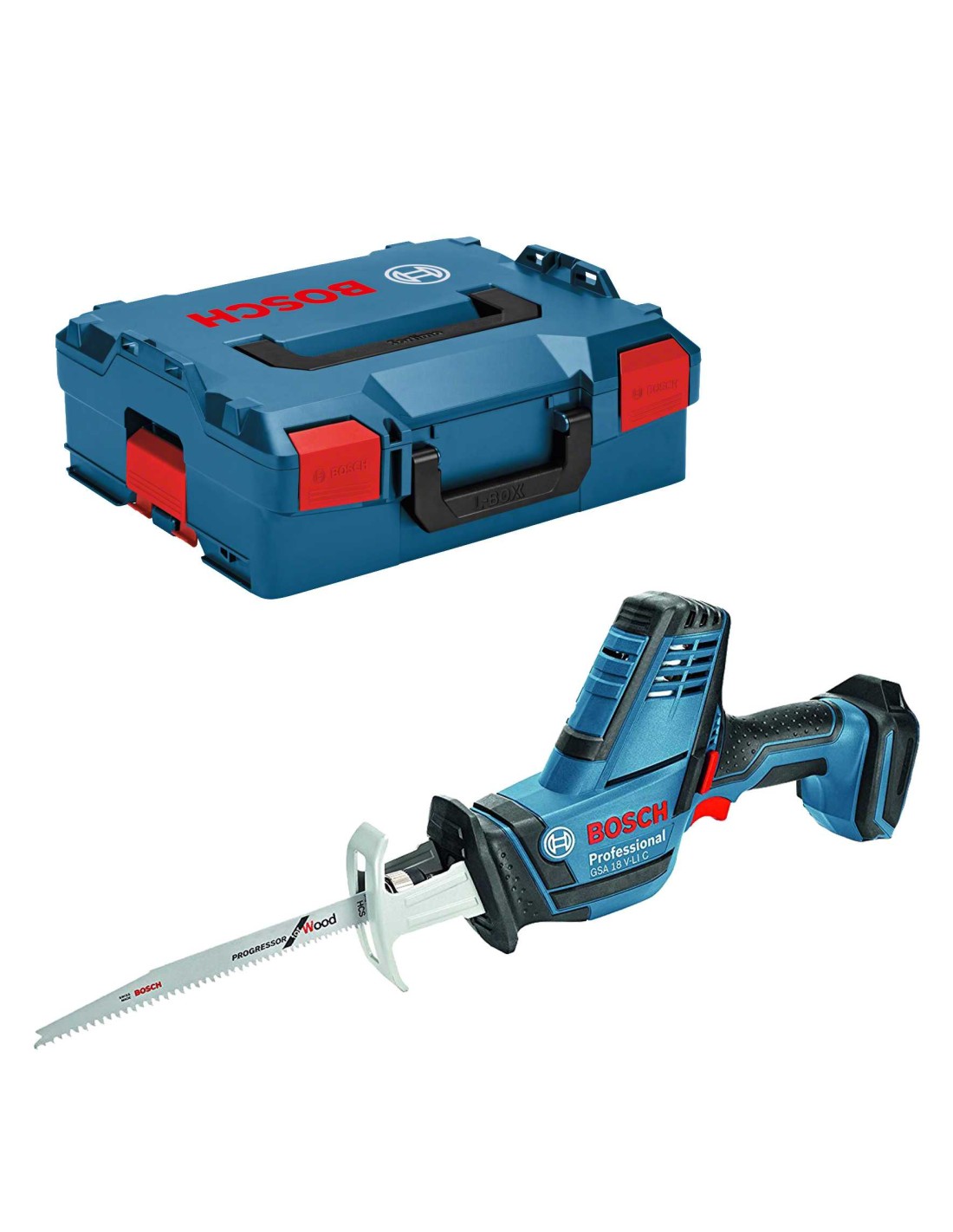 Sierra Sable BOSCH GSA 18 V-LI C (Cuerpo solo + L-Boxx 136)