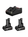 BOSCH Power Set (2 x 12V 6,0 Ah + GAL12V-40)