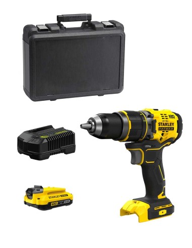 Perceuse à Percussion STANLEY FatMax SFMCD721D1K (1 x 2,0 Ah +