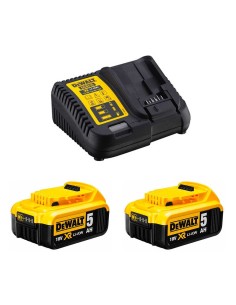 Power Set DeWALT (2 x 18V 5,0 Ah + DCB115)