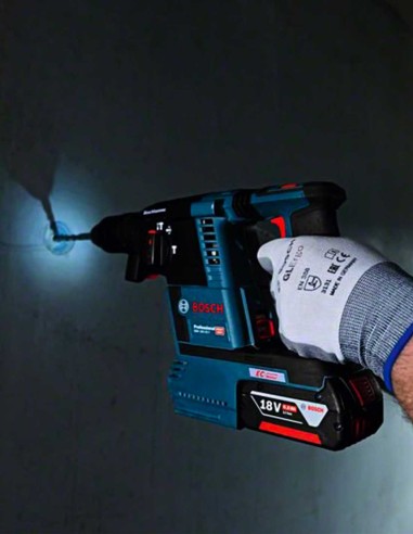 Hammer Drill BOSCH GBH 18V-26F (2 x 5,0 Ah + GAL1880CV + L-Boxx