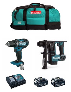 MAKITA Kit 18V MSB2P2 (DHR171 + DDF482 + 2 x 5,0 Ah + DC18RC +