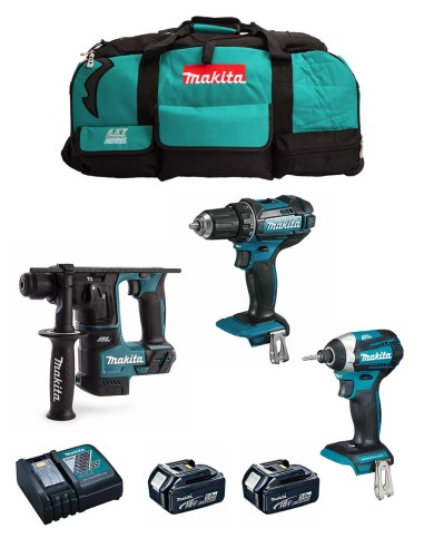 MAKITA Kit 18V MSB3P2 (DHR171 + DDF482 + DTD154 + 2 x 5,0 Ah +