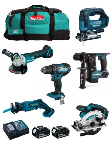 MAKITA Kit MPK18623A (DDF482 + DHR171 + DGA504 + DSS610 +
