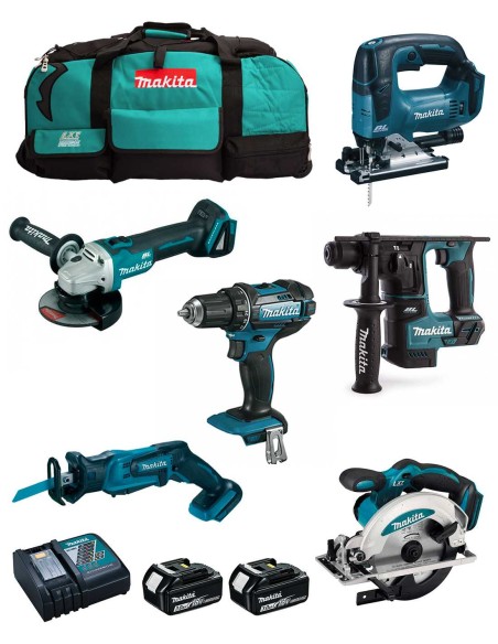 MAKITA Kit MPK18623A (DDF482 + DHR171 + DGA504 + DSS610 +