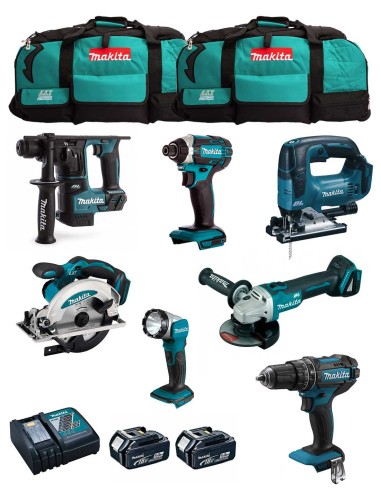 MAKITA Kit MK701 (DDF482 + DHR171 + DGA504 + DTD152 + DJV182 +