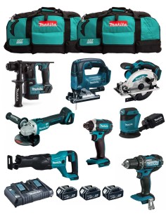 MAKITA Kit MK801 (DDF482 + DHR171 + DGA504 + DTD152 + DJV182 +