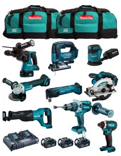 MAKITA Kit MK902 (DHP481 + DHR243 + DGA504 + DTD152 + DJV182 +