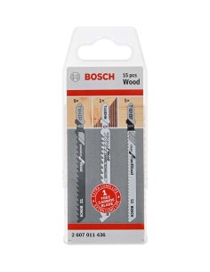 Set mit 15 Stichsägeblatt für holz BOSCH (2 607 011 436)
