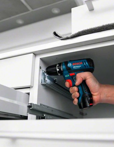 Hammer Drill BOSCH GSB 12V-15 (1 x 6,0 Ah + GAL12V-40 + L-Boxx