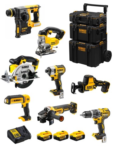 DeWALT Kit DWK804 (DCD796 + DCH273 + DCG405 + DCF887 + DCS331 +