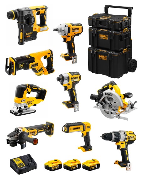 DeWALT Kit DWK901 (DCD996 + DCH273 + DCG405 + DCF887 + DCF894 +