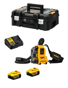 Vaccum Cleaner DeWALT DWH161P2T (2 x 5,0 Ah + DCB115 + TSTAK II)