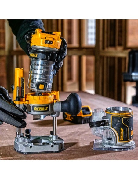 Affleureuse DeWALT DCW604P2T (2 x 5,0 Ah + DCB115 + TSTAK VI)