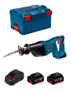 Sega Universale BOSCH GSA 18 V-LI (2 x 5,0 Ah + GAL1880CV +