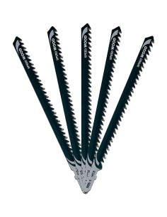 Jeu de 5 Lames de coupe bois HCS pour scie sauteuse DeWALT