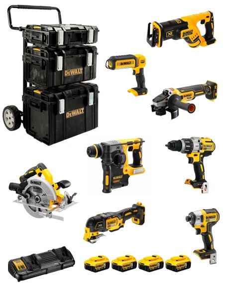 DeWALT Kit DCK853P4 (DCD996 +DCF887 +DCS570 +DCS367 +DCS355