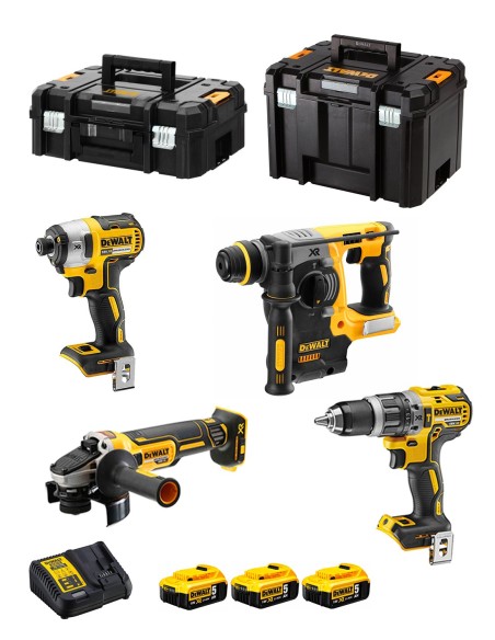 DeWalt Kit DCK422P3T (DCD796 + DCH273 + DCF887 + DCG405 + 3 x