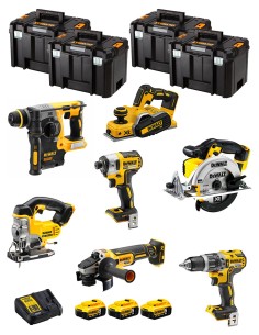 DeWALT Kit DWK700T (DCD796 + DCH273 + DCG405 + DCF887 + DCS331