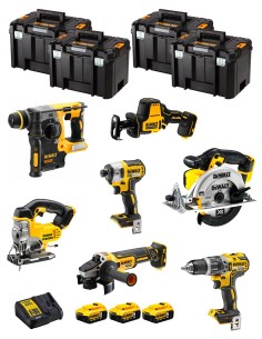 DeWALT Kit DWK702T (DCD796 + DCH273 + DCG405 + DCF887 + DCS331