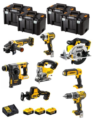DeWALT Kit DWK804T (DCD796 + DCH273 + DCG405 + DCF887 + DCS331