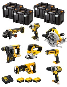 DeWALT Kit DWK805T (DCD996 + DCH273 + DCG405 + DCF887 + DCS334