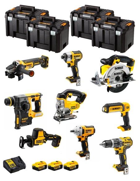 DeWALT Kit DWK900T (DCD796 + DCH273 + DCG405 + DCF887 + DCF894