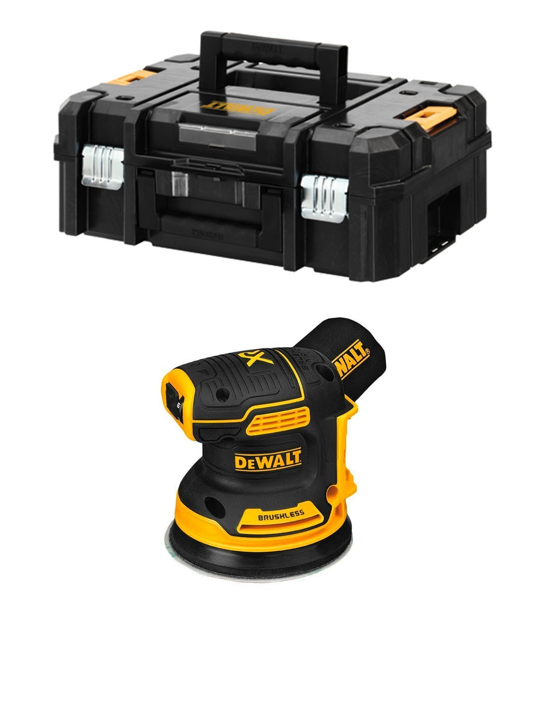 Lijadora Rotorbital DeWALT DCW210NT (Cuerpo solo + TSTAK II)