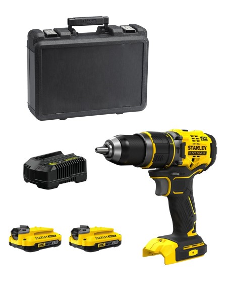 Perceuse à Percussion STANLEY FatMax SFMCD721D2K (2 x 2,0 Ah +
