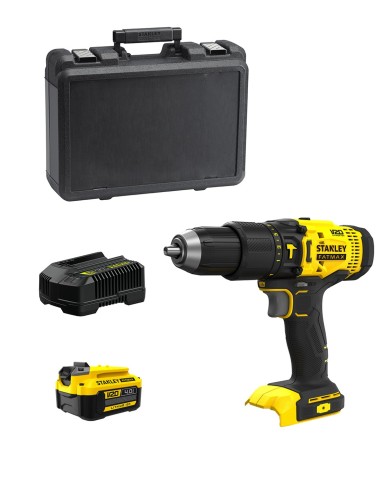 Taladro Percutor STANLEY FatMax SFMCD711M1K (1 x 4,0 Ah +