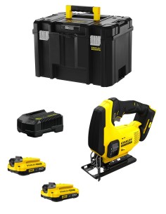 Jigsaw STANLEY FatMax SFMCS600D2T (2 x 2,0 Ah + Charger + TSTAK