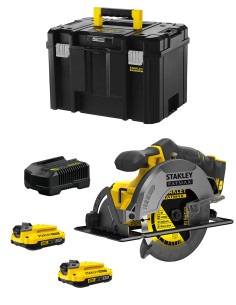 Handkreissäge STANLEY FatMax SFMCS500D2T (2 x 2,0 Ah +