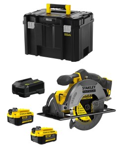 Handkreissäge STANLEY FatMax SFMCS500M2T (2 x 4,0 Ah +