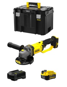 Mini-Grinder STANLEY FatMax SFMCG400M1T (1 x 4,0 Ah + Charger +