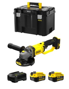 Mini-Meuleuse STANLEY FatMax SFMCG400M2T (2 x 4,0 Ah + Chargeur