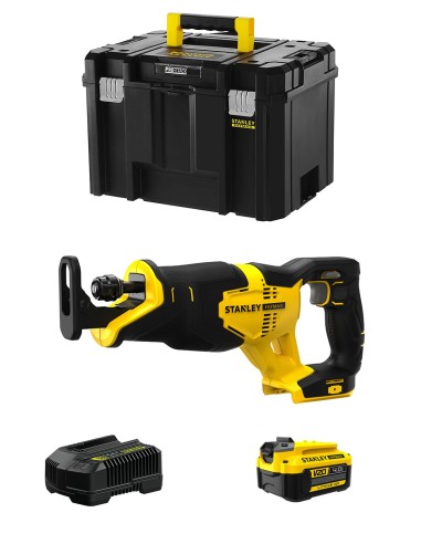Scie Sabre STANLEY FatMax SFMCS300M1T (1 x 4,0 Ah + Chargeur +