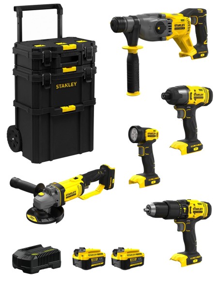 STANLEY FatMax Kit SVK501 (SFMCH900 + SFMCG400 + SFMCD711 +