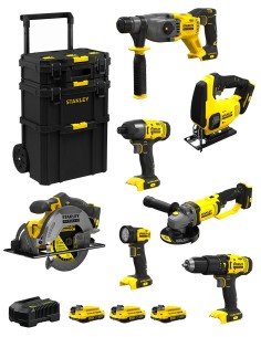 STANLEY FatMax Kit SVK700 (SFMCH900 + SFMCG400 + SFMCD711 +