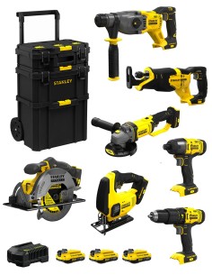 STANLEY FatMax Kit SVK702 (SFMCH900 + SFMCG400 + SFMCD711 +