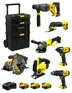 STANLEY FatMax Kit SVK709 (SFMCH900 + SFMCG400 + SFMCD711 +