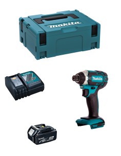 Atornillador de Impacto MAKITA DTD152RTJ1 (1 x 5,0 Ah + DC18RC