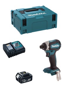 Impact Driver MAKITA DTD153RTJ1 (1 x 5,0 Ah + DC18RC + MAKPAC 2)