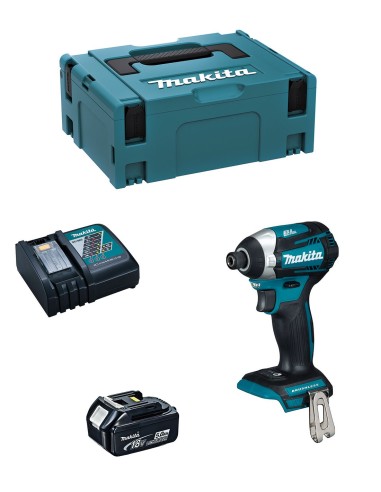 Impact Driver MAKITA DTD154RTJ1 (1 x 5,0 Ah + DC18RC + MAKPAC 2)