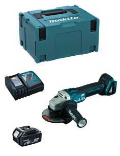 Mini-Grinder MAKITA DGA504RTJ1 (1 x 5,0 Ah + DC18RC + MAKPAC 3)