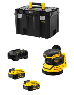 Levigatrice Roto-orbitale STANLEY FatMax SFMCW220M2T (2 x 4,0