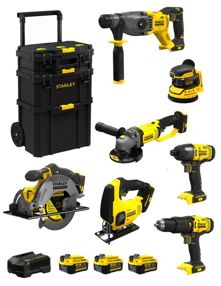 STANLEY FatMax Kit SVK707 (SFMCH900 + SFMCG400 + SFMCD711 +