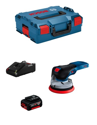 Ponceuse Excentrique BOSCH GEX 18V-125 (1 x 5,0 Ah + GAL18V-40