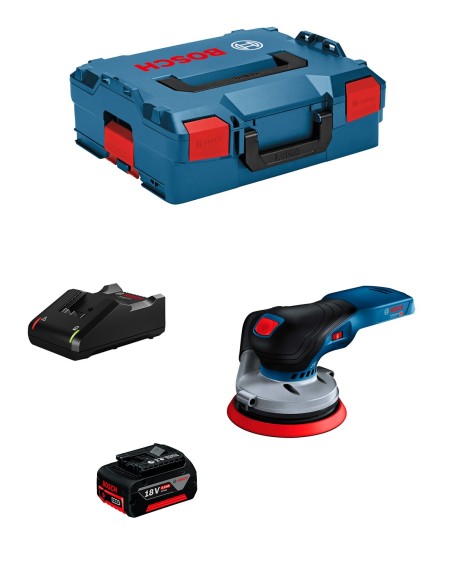 Ponceuse Excentrique BOSCH GEX 18V-125 (1 x 5,0 Ah + GAL18V-40