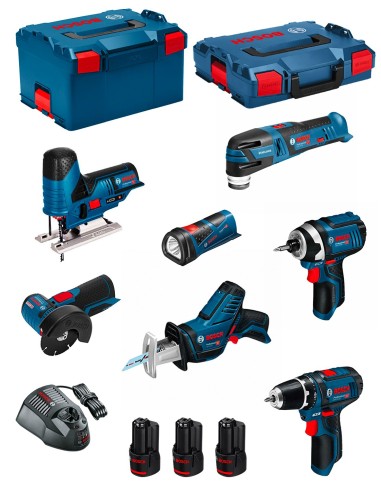 BOSCH Kit 12V BMK7-28BD3 (GSR 12V-15+GDR 12V-105+GWS 12V-76+GST