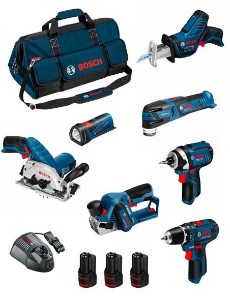 BOSCH Kit BMKB7-28DD3 (GSR 12V-15+GDR 12V-105+GKS 12V-26+GOP